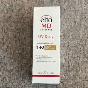 REDUCED! NEW! EltaMD UV Daily Tinted Face Sunscreen SPF 40 - White and Red